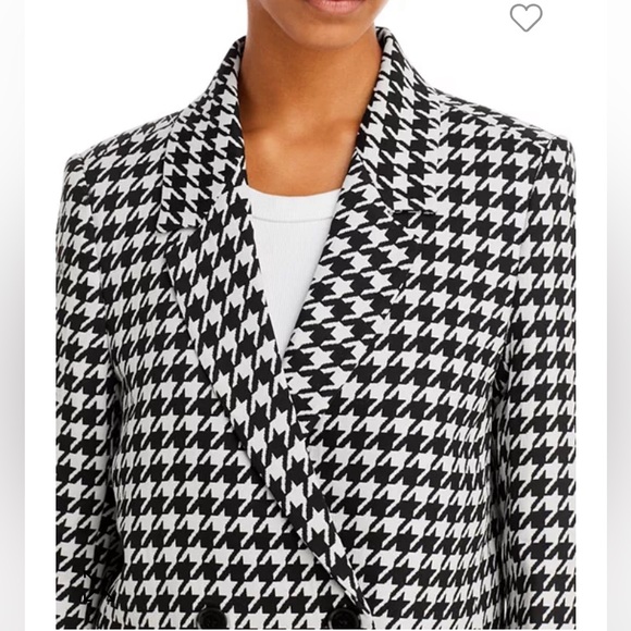Anine Bing Madeleine Houndstooth Blazer - Picture 3 of 16